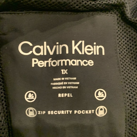 Plus Size Rain Coat Jacket Calvin Klein Performance Size 1X NWT - Picture 4 of 4